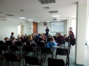 Odkrywcy z wizytą w Komisariacie Policji I Kielcach